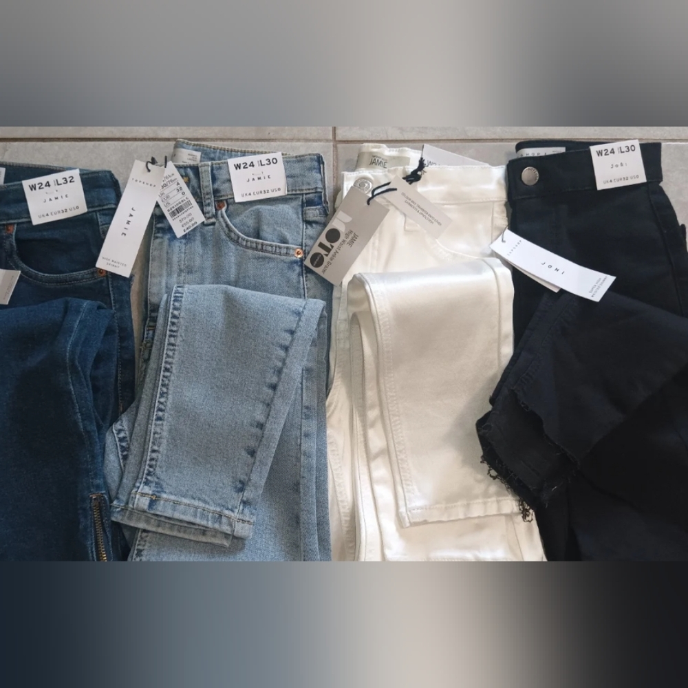 NWT Bundle TOPSHOP Jeans 24 in